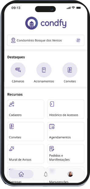 Condfy no celular